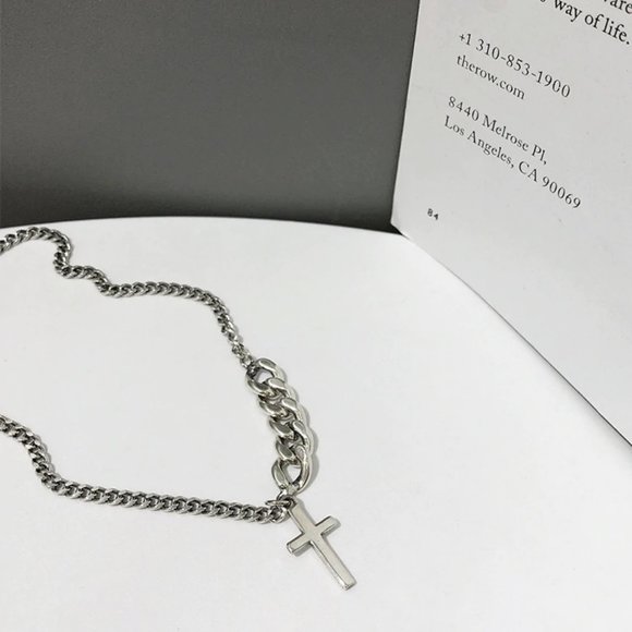 *NEW 925 Sterling Silver Vintage Cross Necklace - Picture 6 of 16